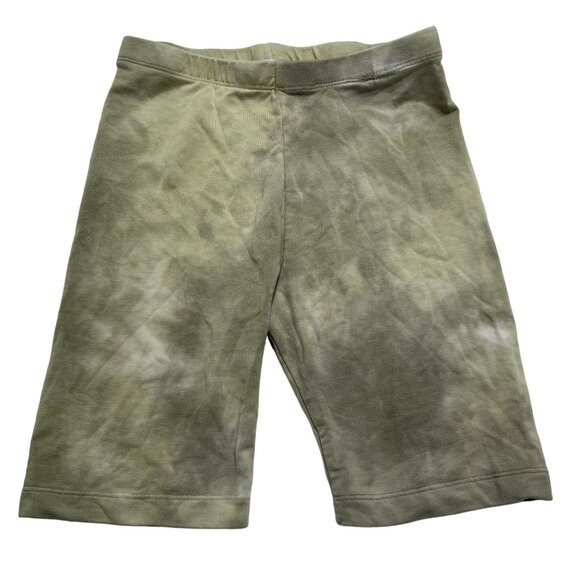 Cotton Citizen Milan Midi Bike Shorts in Green - Picture 1 of 5